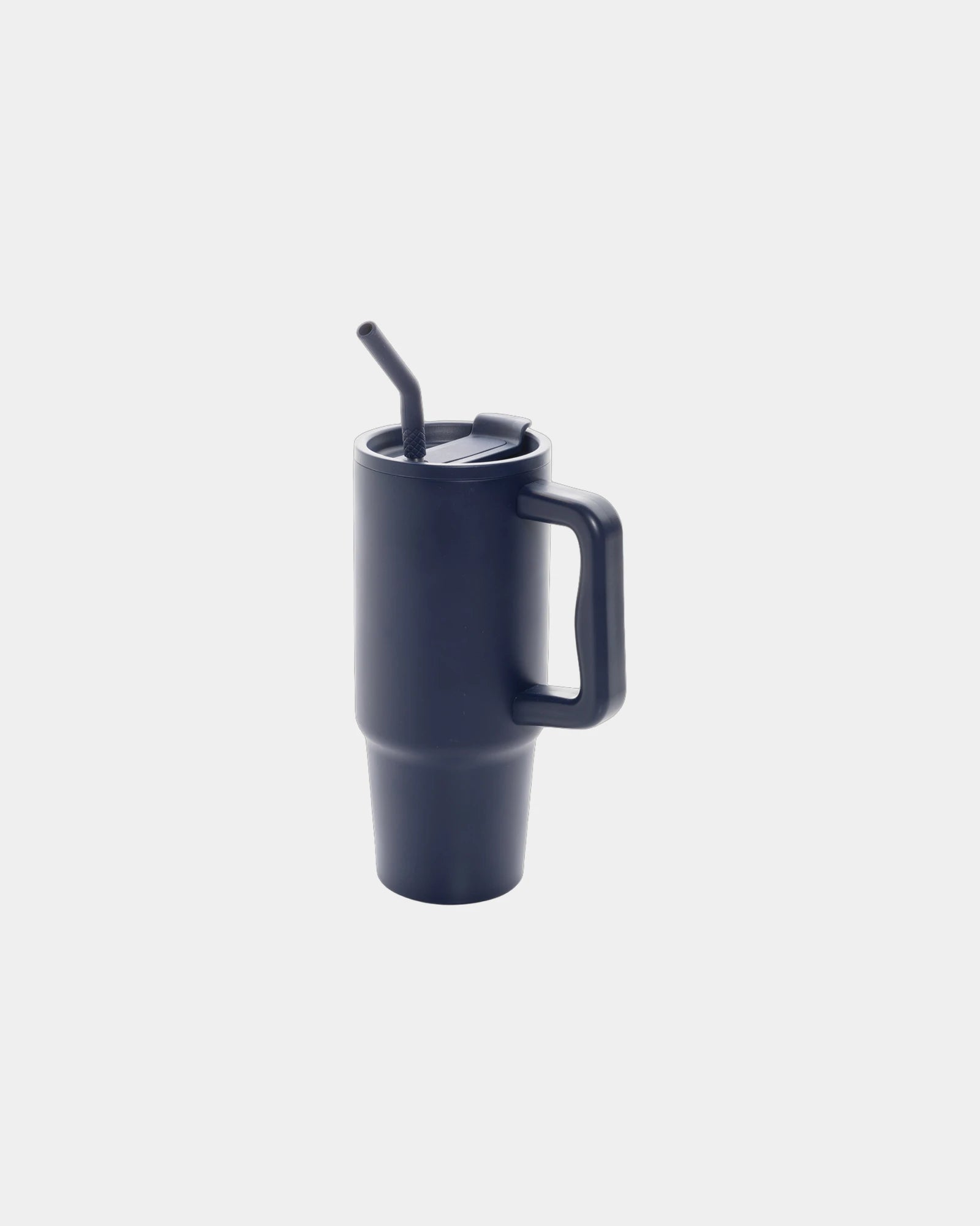 Promotional recycled stainless steel 900ml mug - Navy