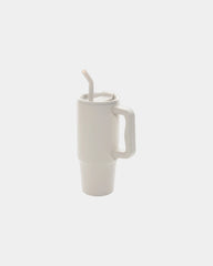 Promotional recycled stainless steel 900ml mug - Beige
