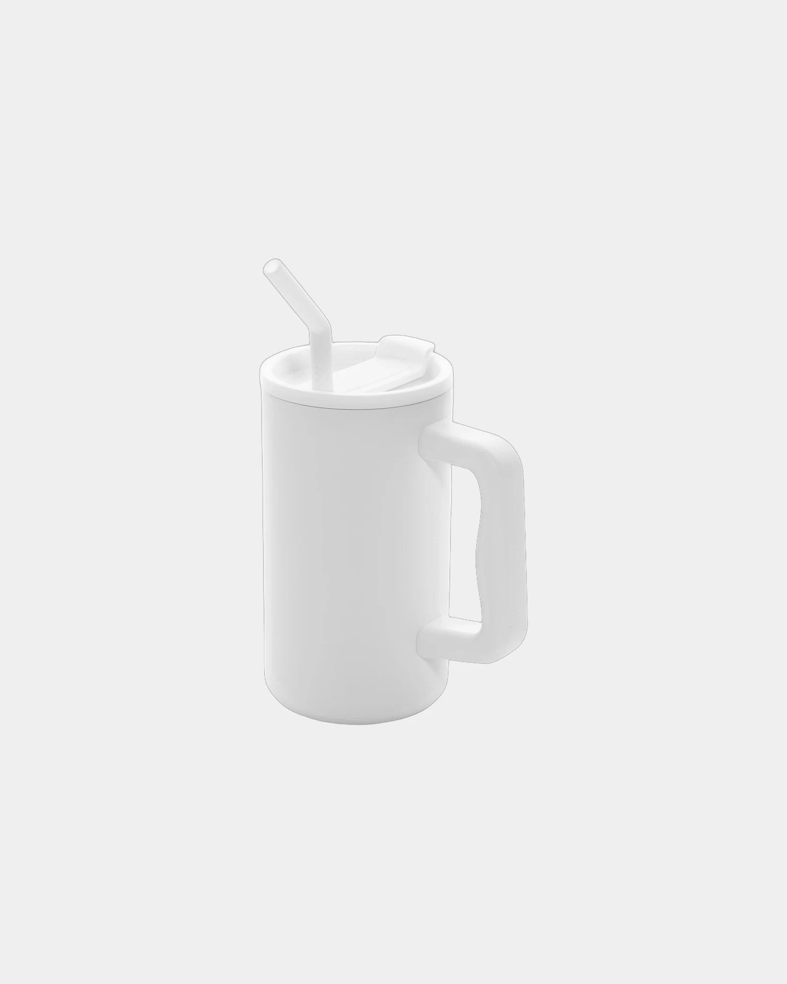 Custom recycled stainless steel mug 800ml - White