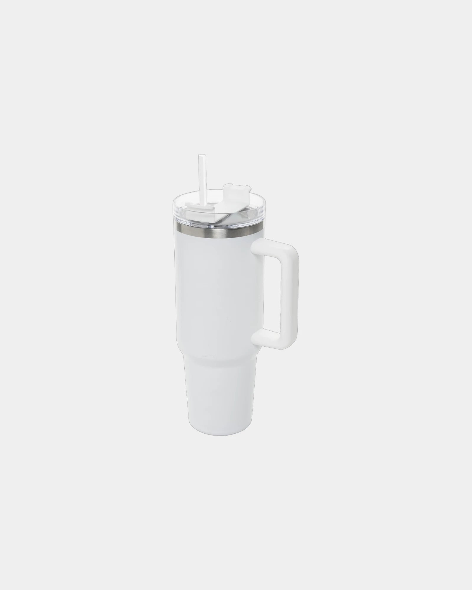 Promotional recycled stainless steel mug 1.2L Peakflow - White