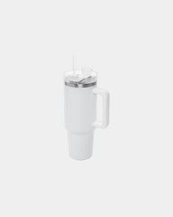 Promotional recycled stainless steel mug 1.2L Peakflow - White