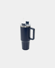 Promotional recycled stainless steel mug 1.2L Peakflow - Navy