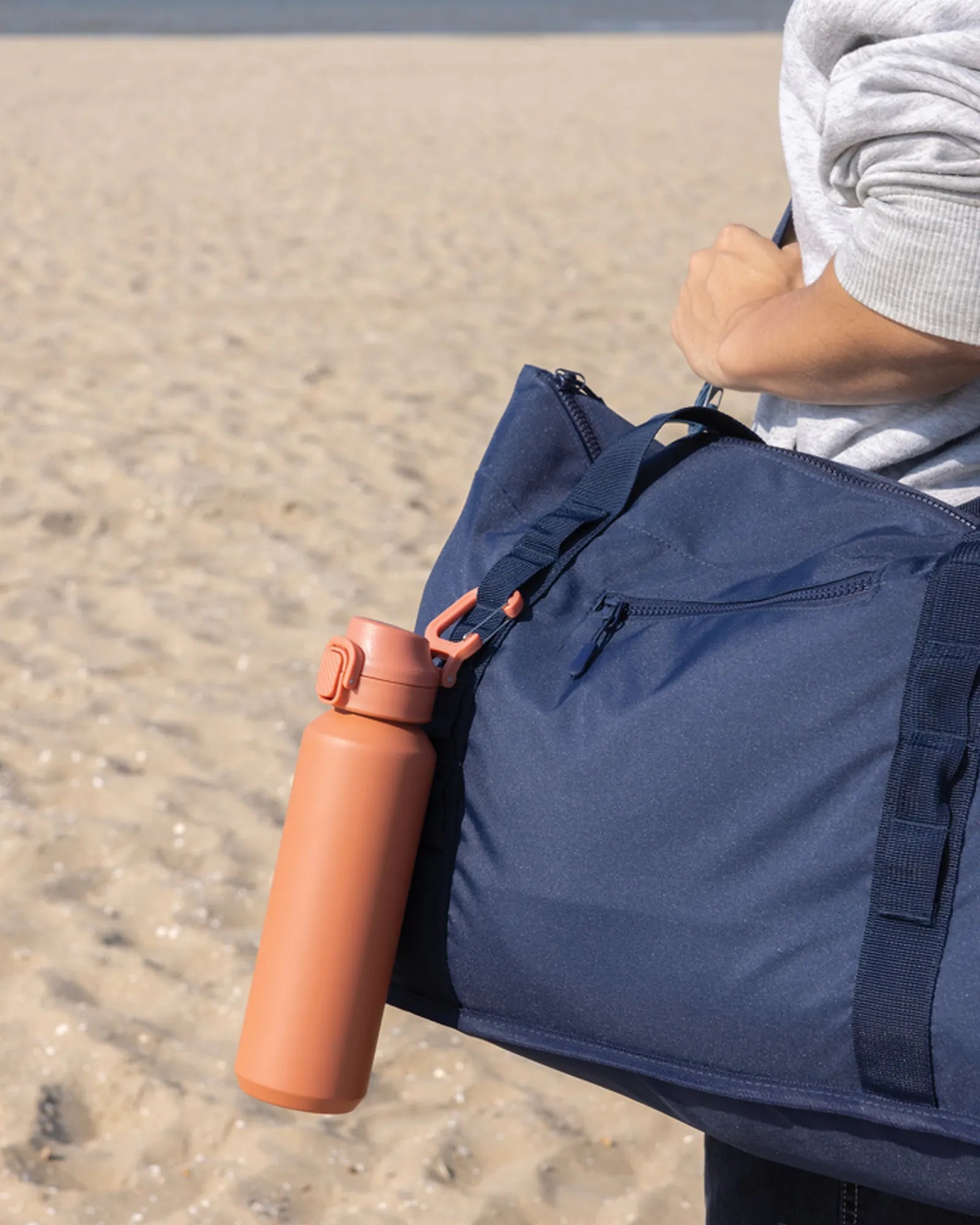 Promotional recycled stainless steel water bottle 600ml - 25