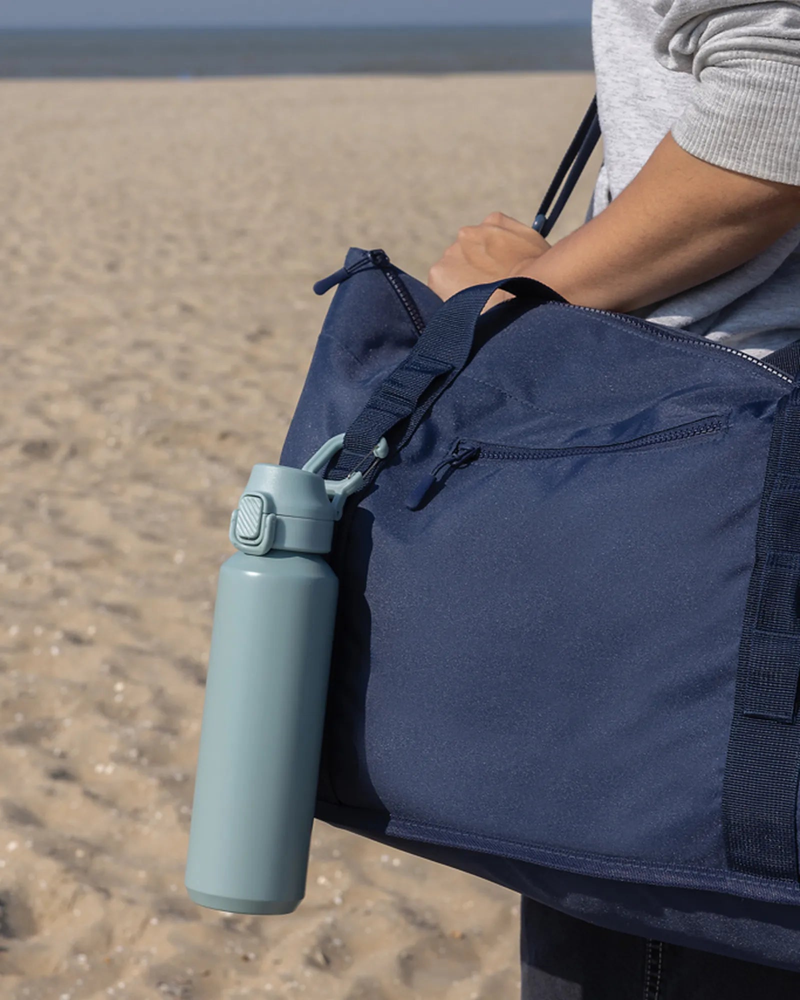 Promotional recycled stainless steel water bottle 600ml - 19