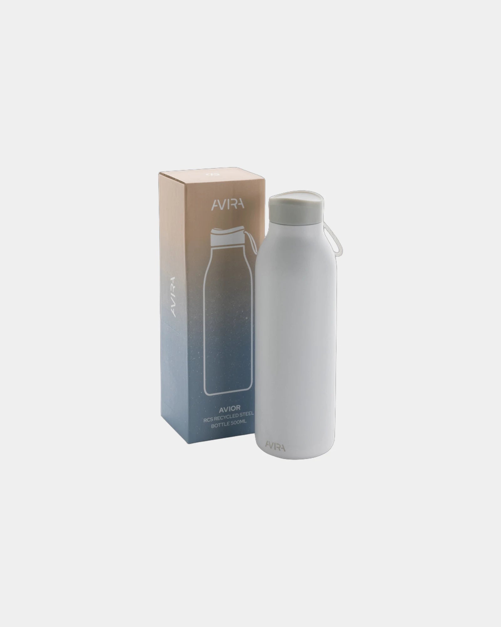 Promotional recycled stainless steel water bottle 500ml - 37