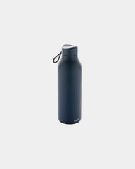 Promotional recycled stainless steel water bottle 500ml - Navy
