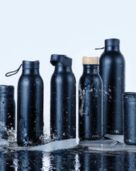 Custom insulated recycled steel water bottle 1L - 8