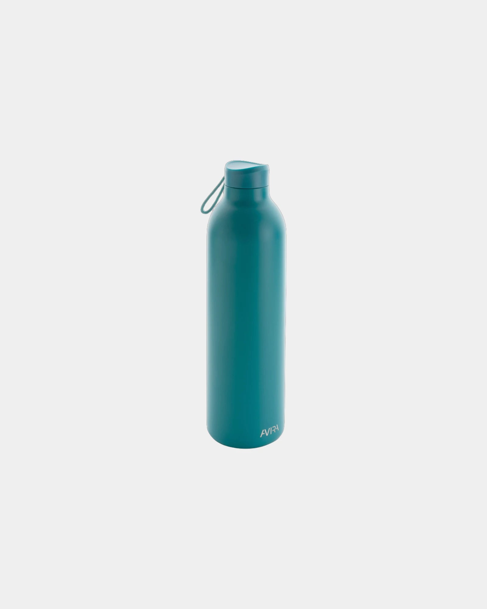 Custom insulated recycled steel water bottle 1L - Turquoise