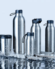 Custom insulated recycled steel water bottle 1L - 18