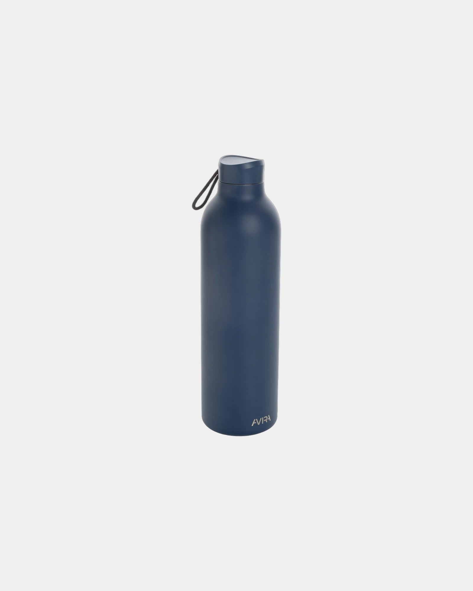 Custom insulated recycled steel water bottle 1L - Navy