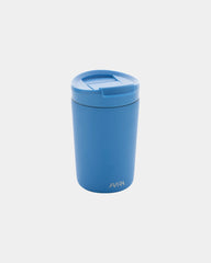 Custom recycled stainless steel mug 300ml Avira Alya - Blue
