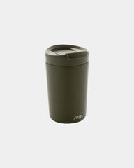 Custom recycled stainless steel mug 300ml Avira Alya - Green