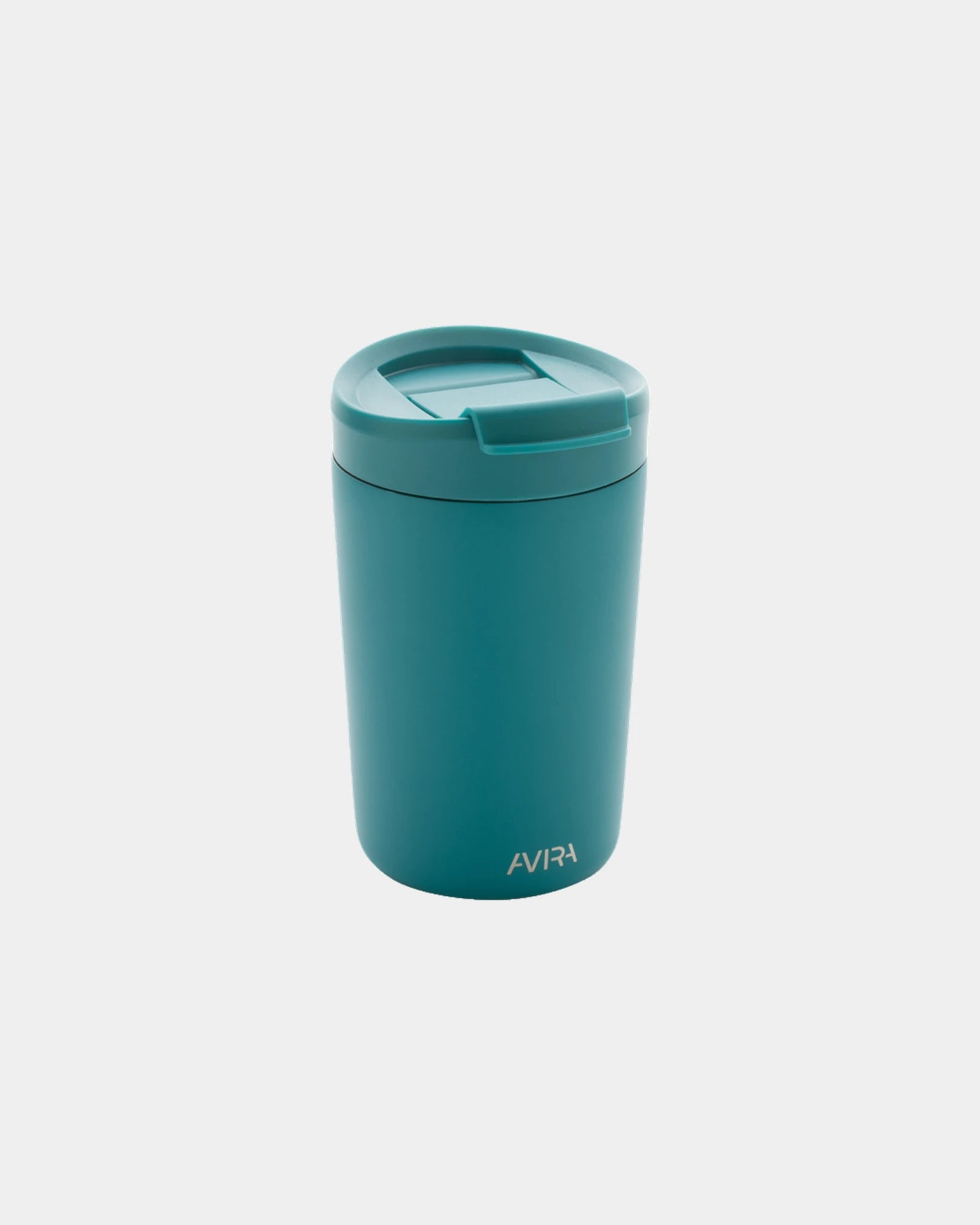 Custom recycled stainless steel mug 300ml Avira Alya - Turquoise
