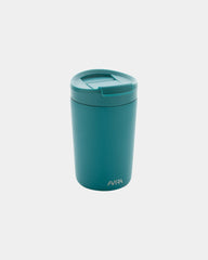 Custom recycled stainless steel mug 300ml Avira Alya - Turquoise