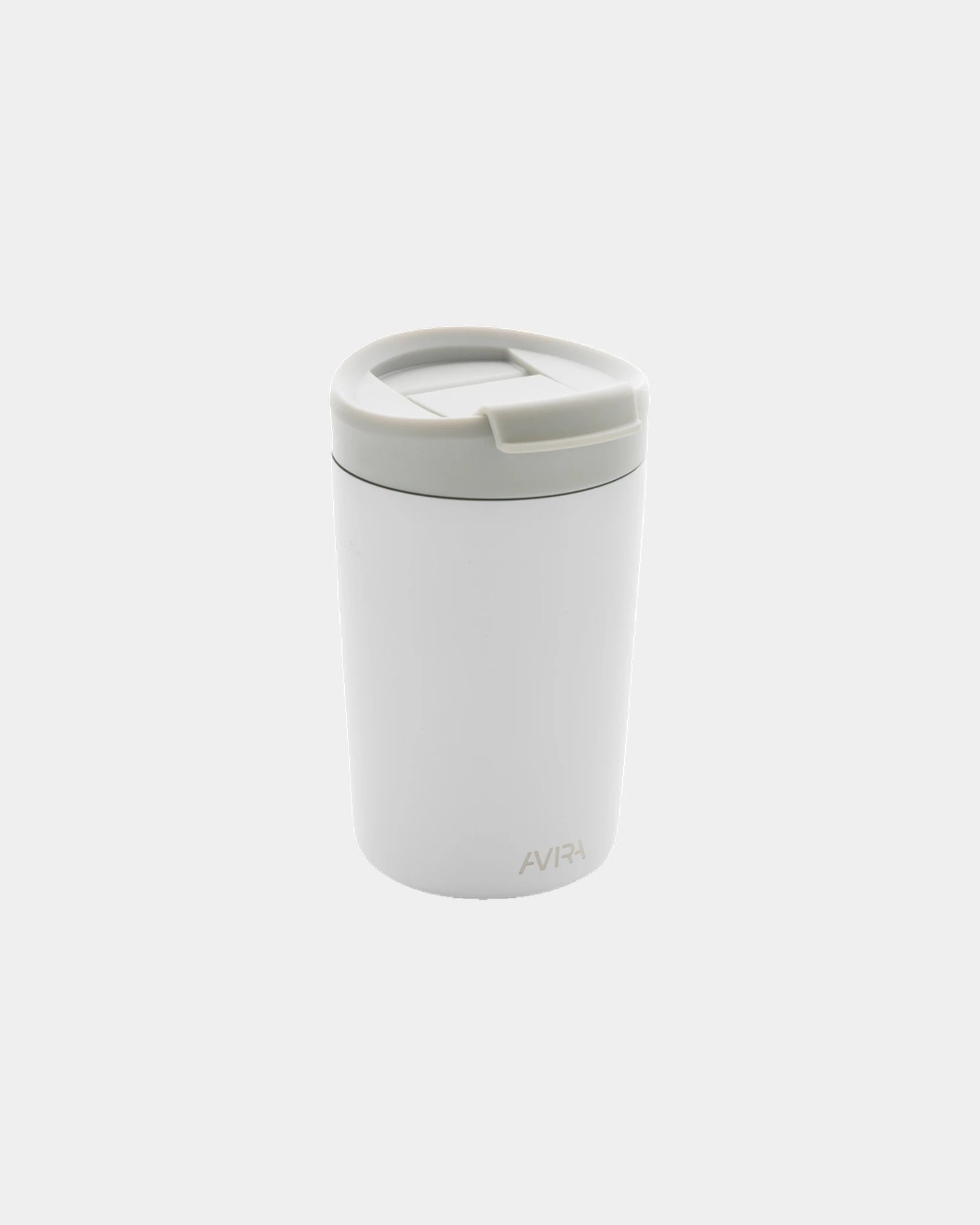 Custom recycled stainless steel mug 300ml Avira Alya - White