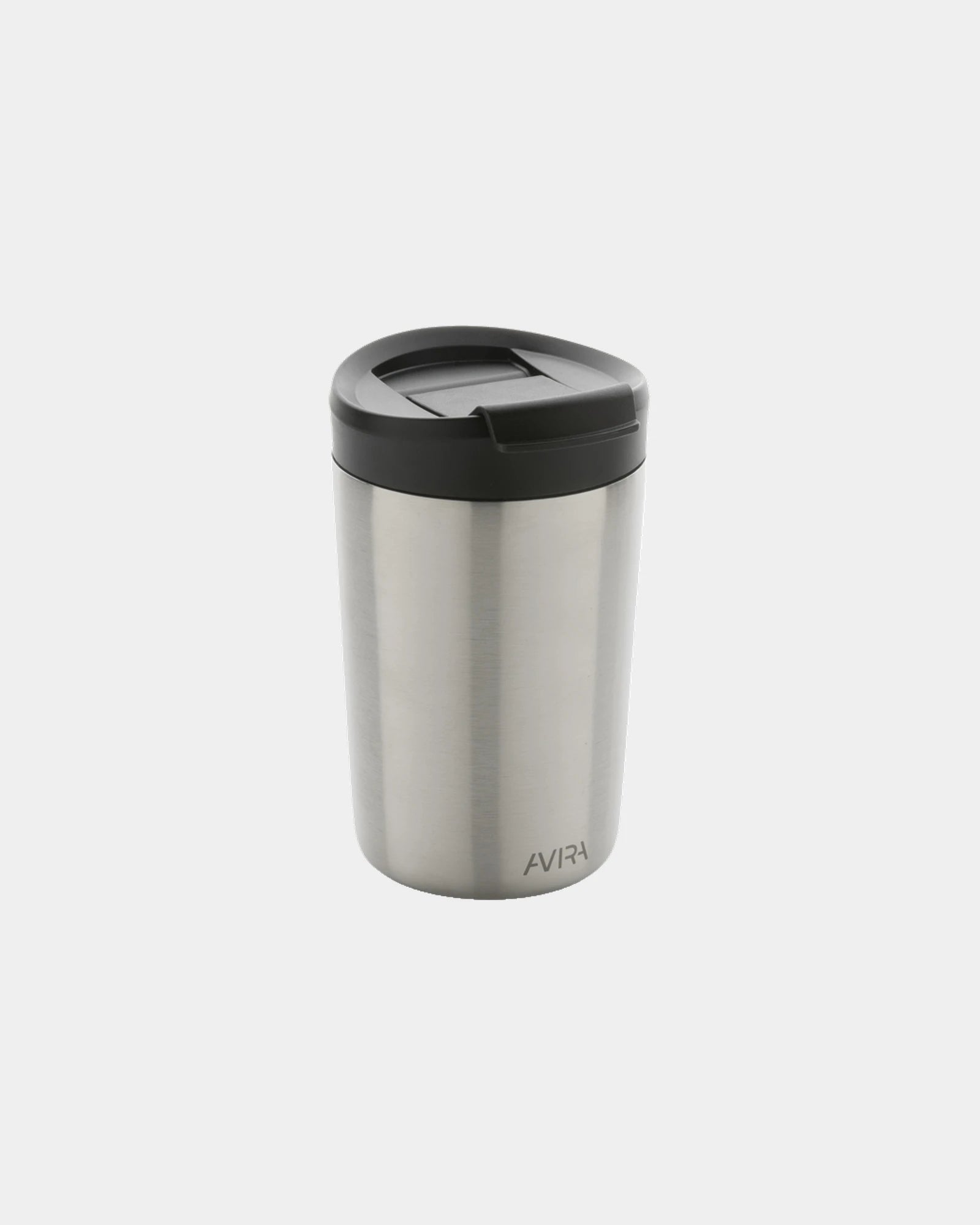 Custom recycled stainless steel mug 300ml Avira Alya - Silver