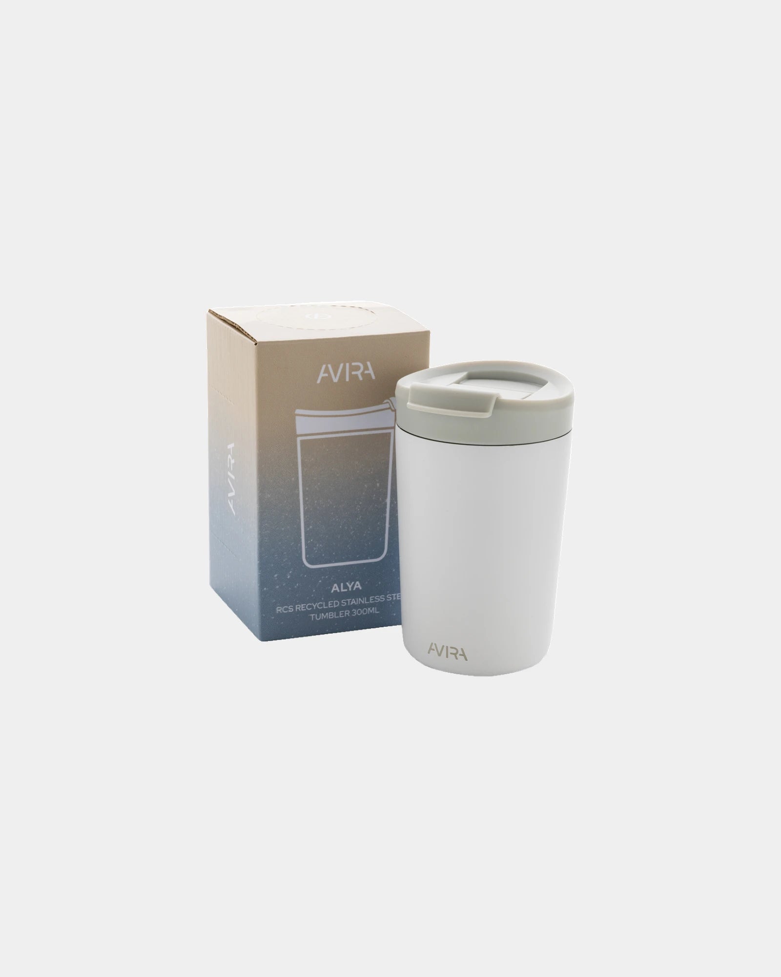 Custom recycled stainless steel mug 300ml Avira Alya