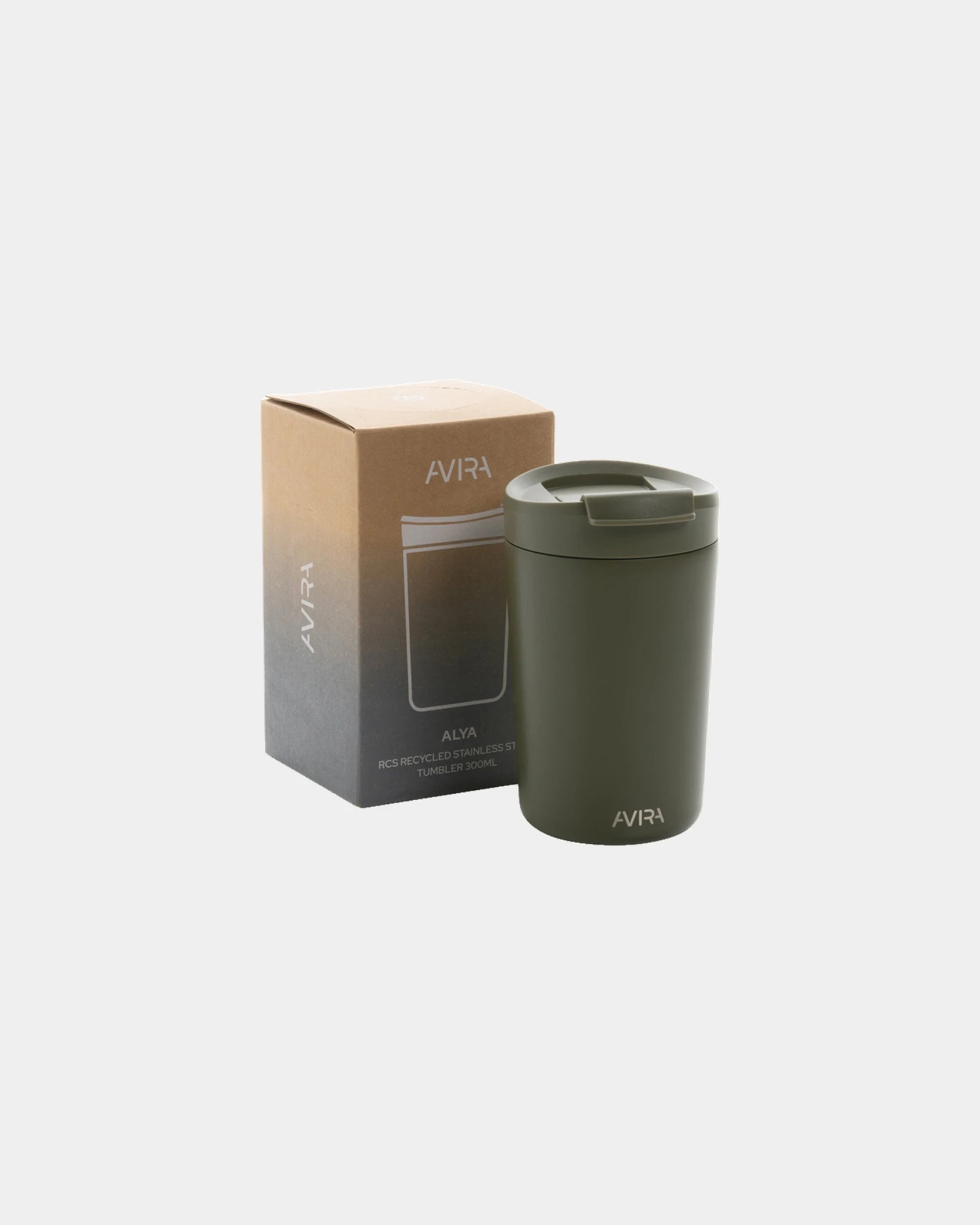 Custom recycled stainless steel mug 300ml Avira Alya