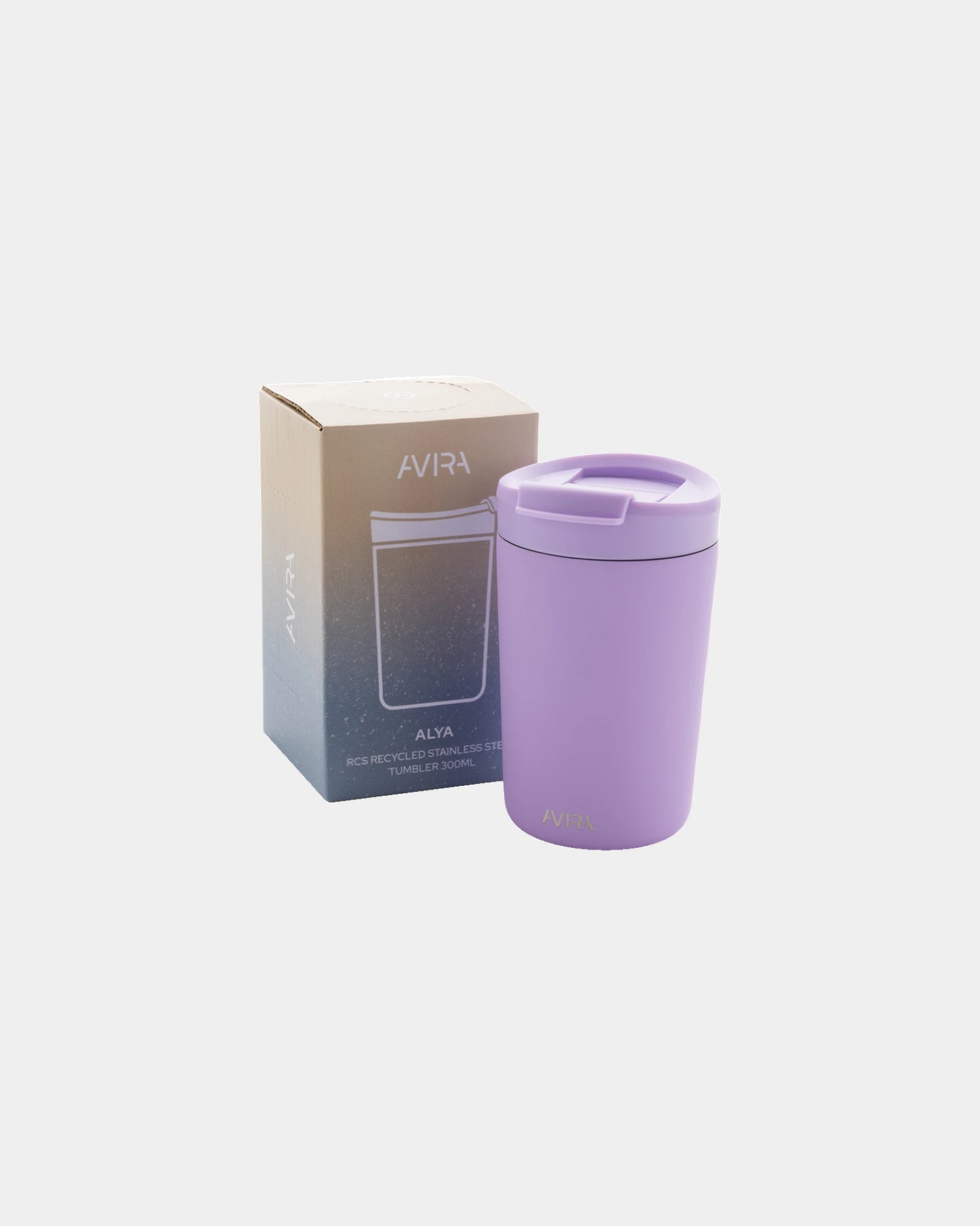 Custom recycled stainless steel mug 300ml Avira Alya