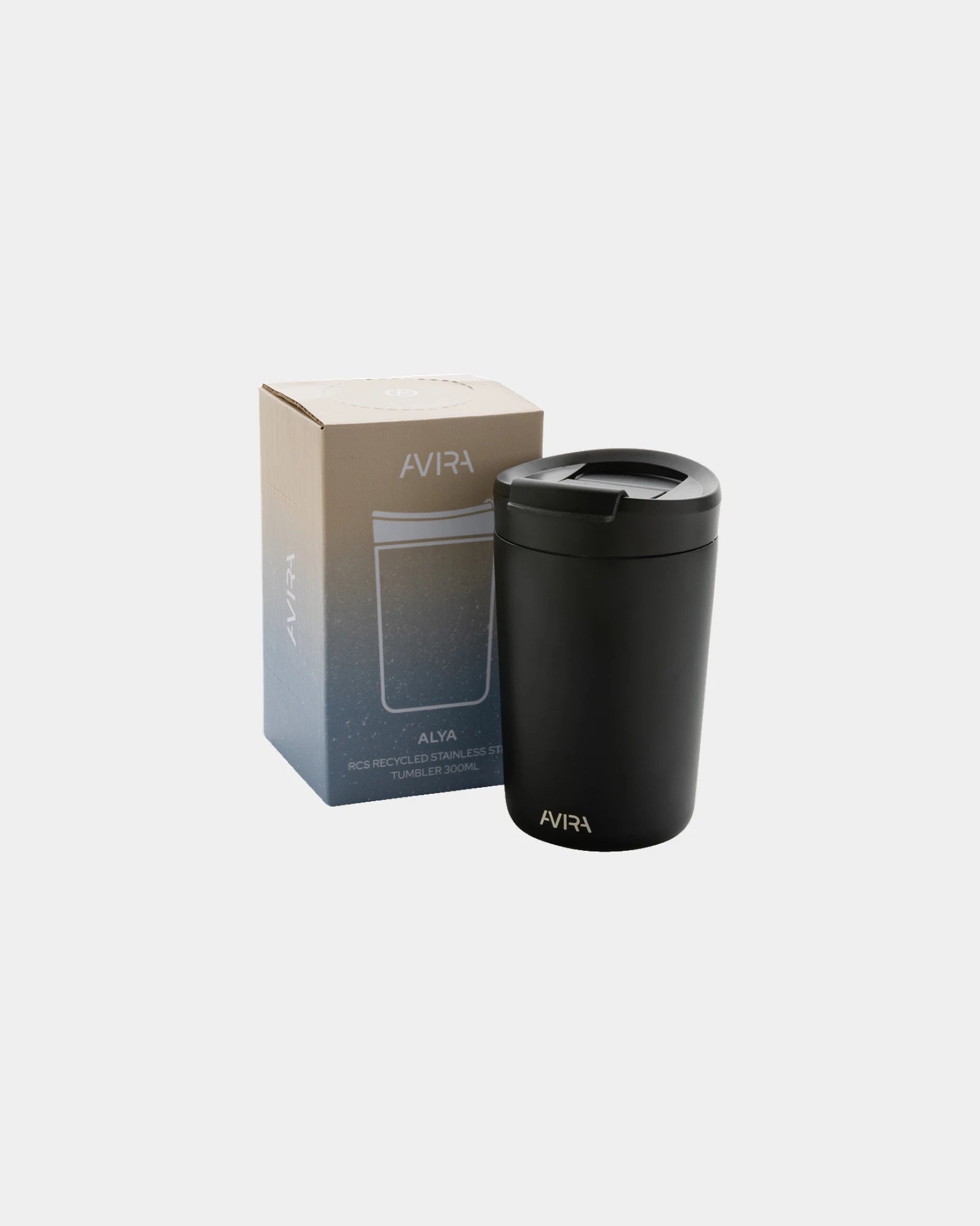 Custom recycled stainless steel mug 300ml Avira Alya