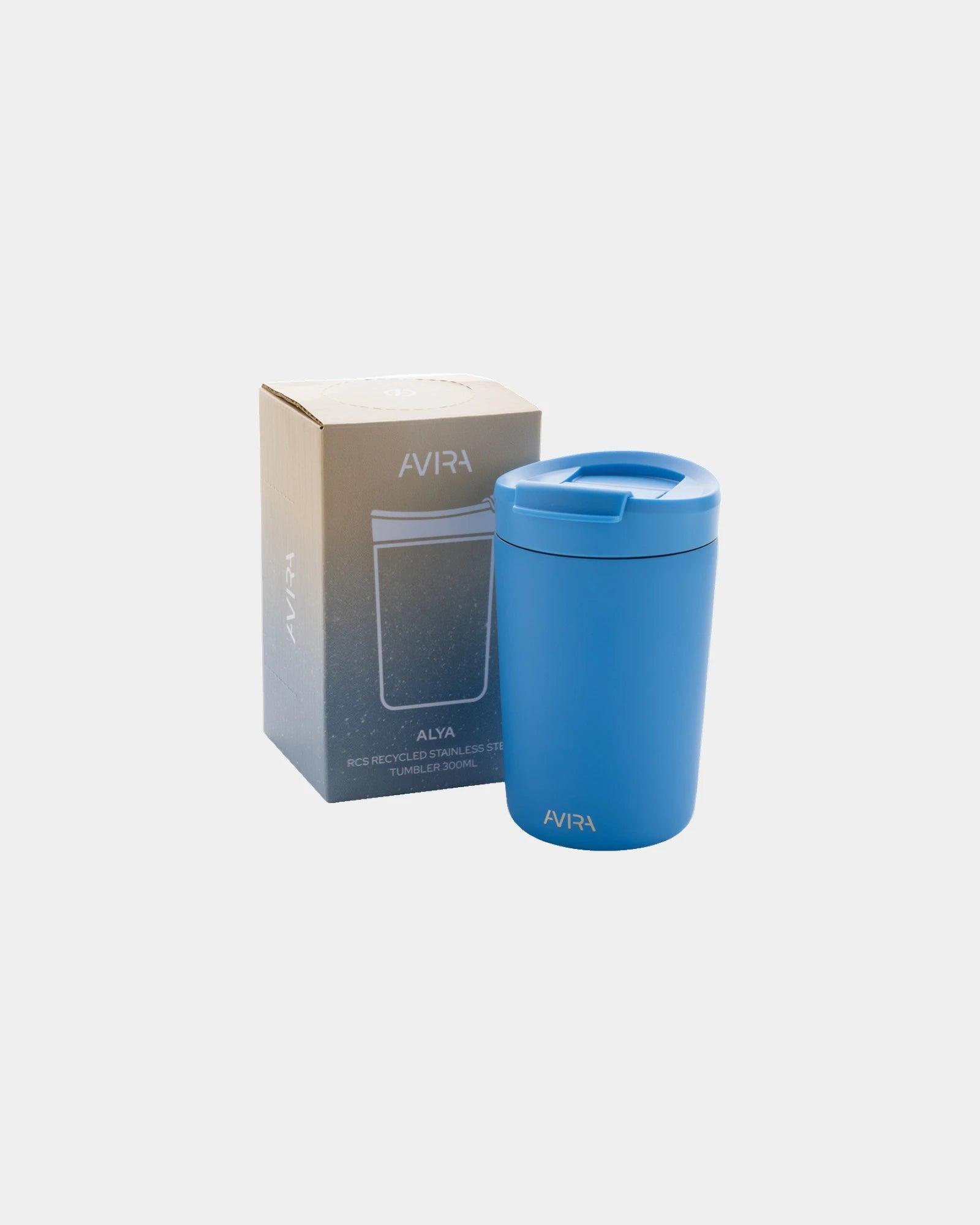 Custom recycled stainless steel mug 300ml Avira Alya