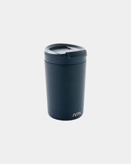 Custom recycled stainless steel mug 300ml Avira Alya - Navy