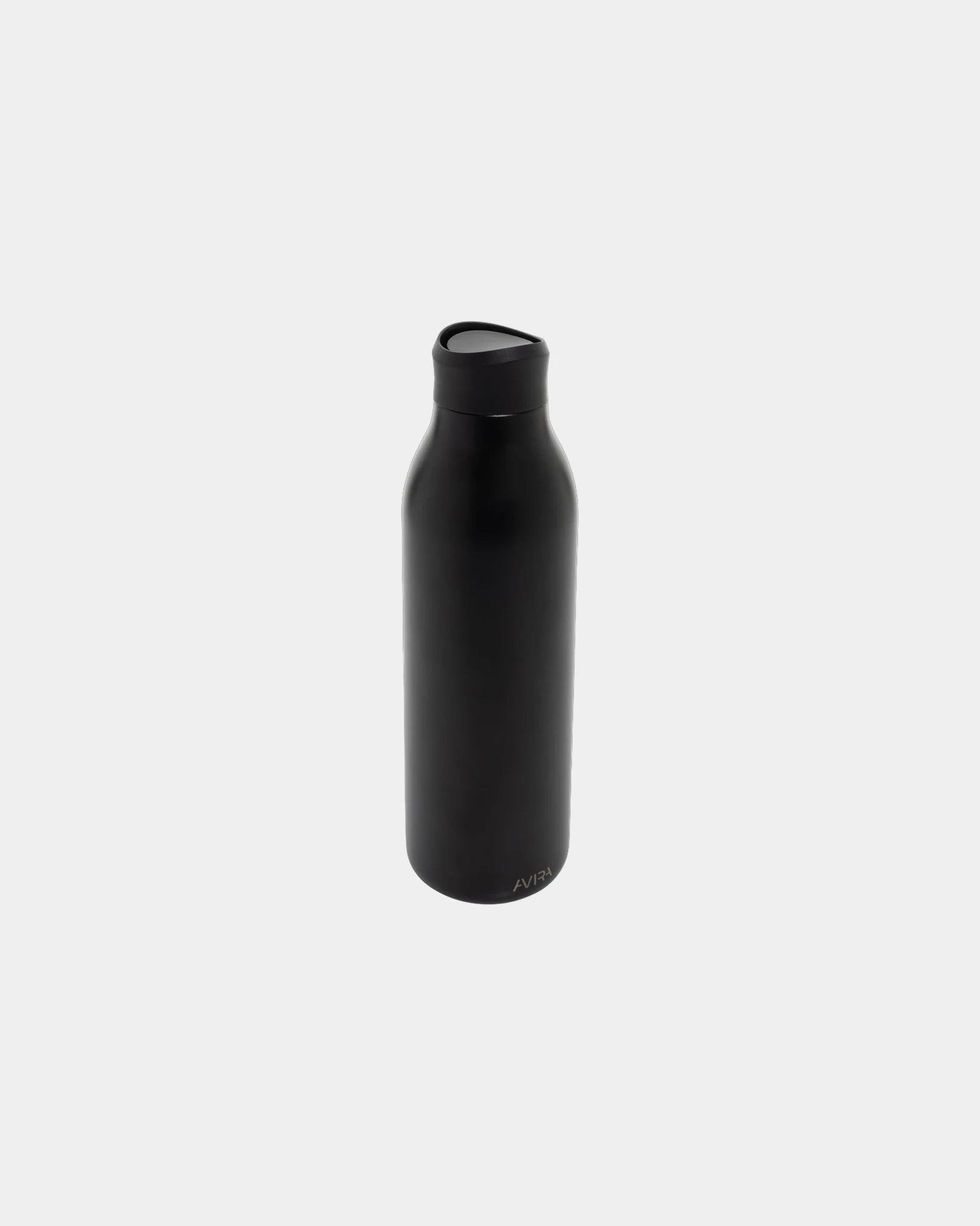 Custom recycled stainless steel water bottle 600ml - Black