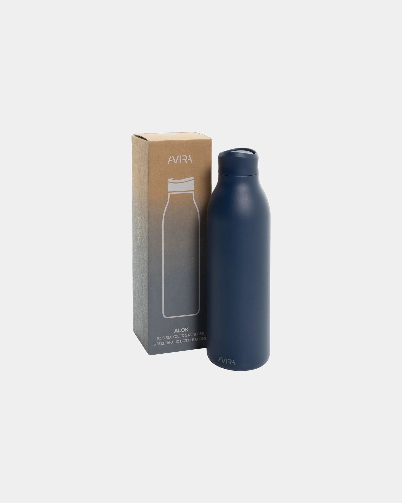 Custom recycled stainless steel water bottle 600ml - 33