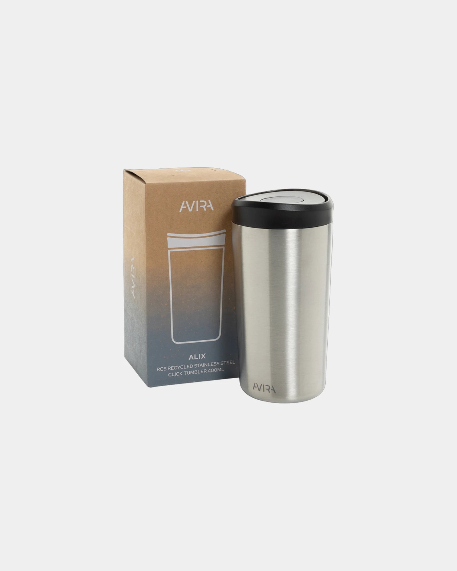 Promotional recycled stainless steel mug 400ml Avira Alix - 10