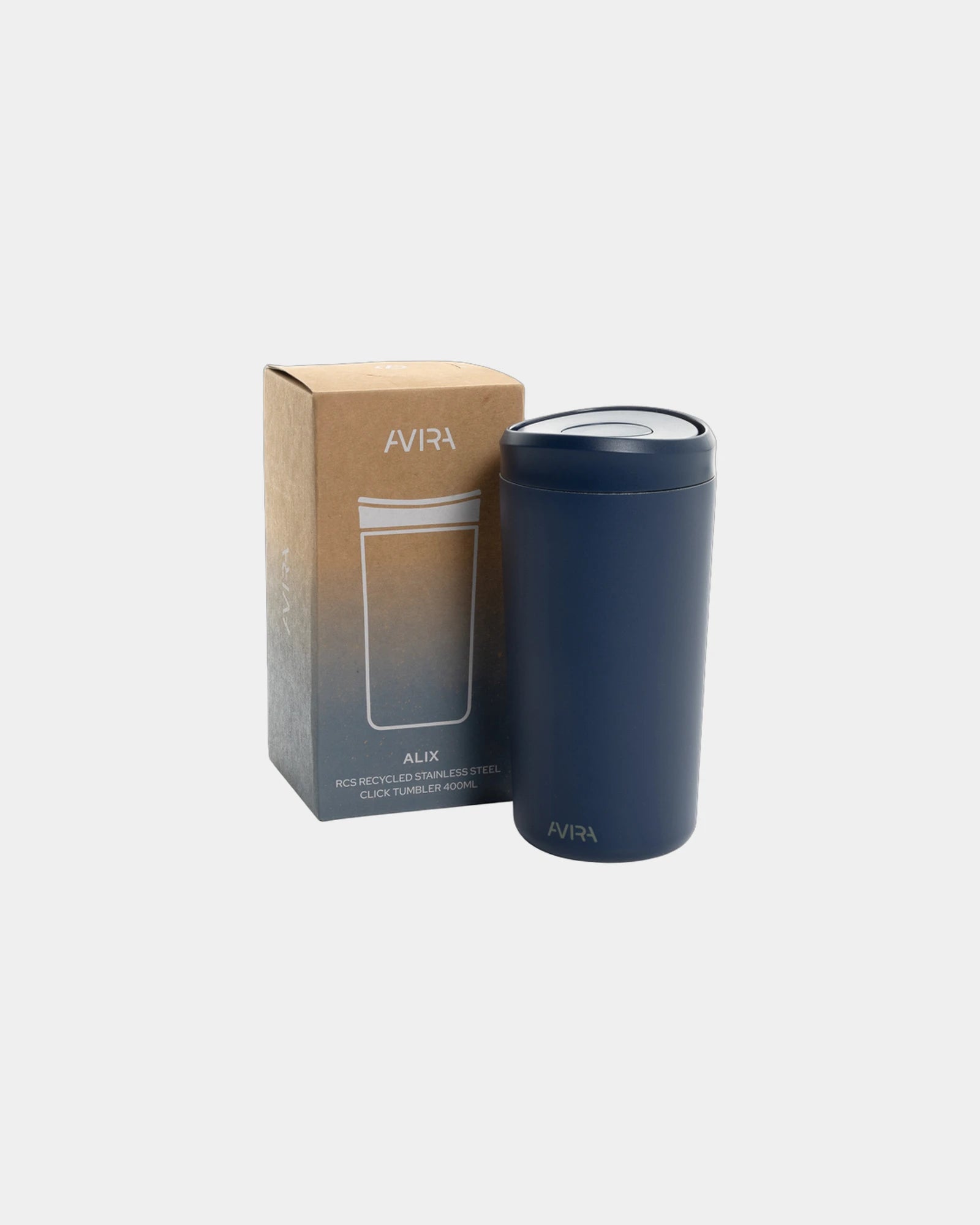 Promotional recycled stainless steel mug 400ml Avira Alix - 28