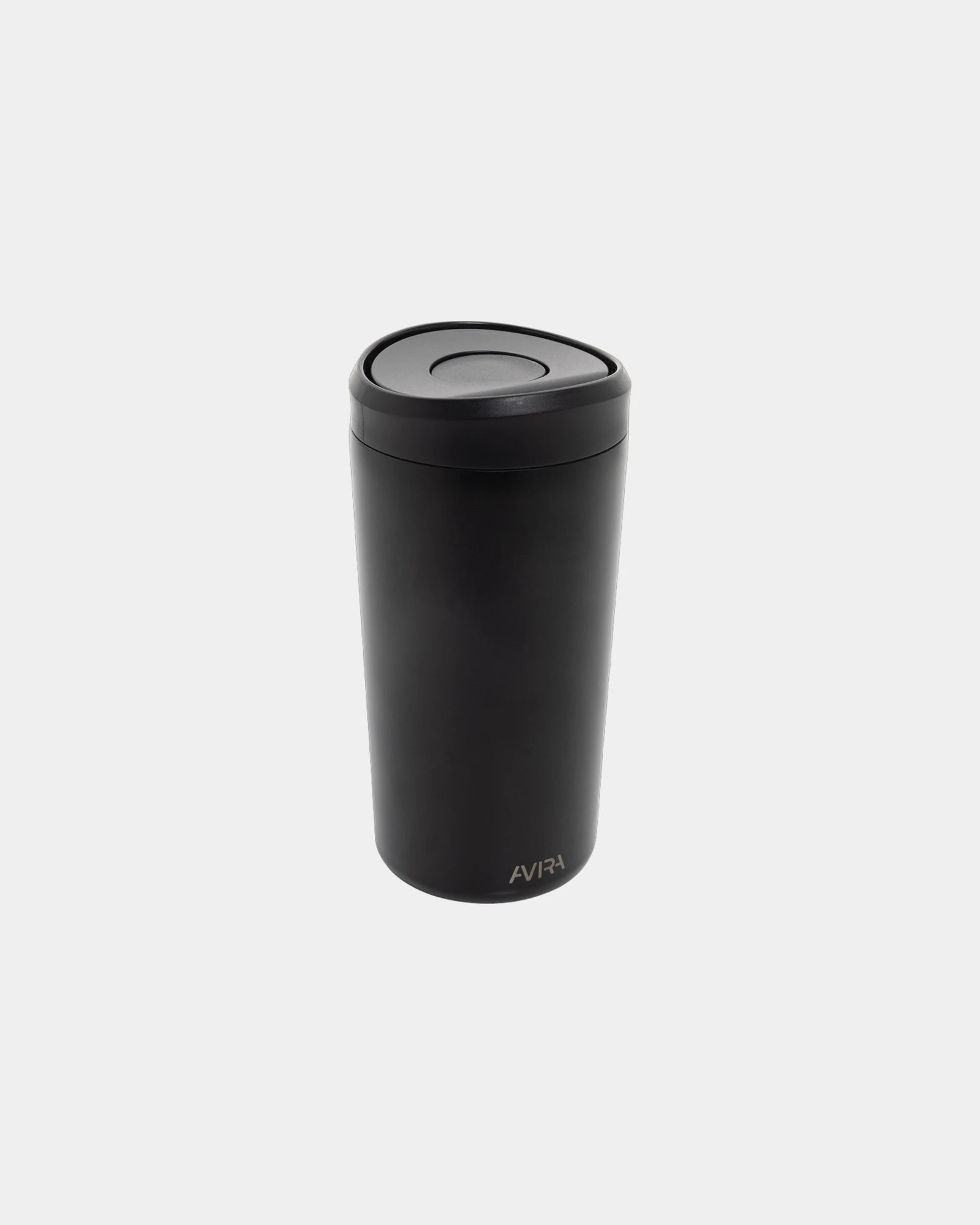 Promotional recycled stainless steel mug 400ml Avira Alix - Black