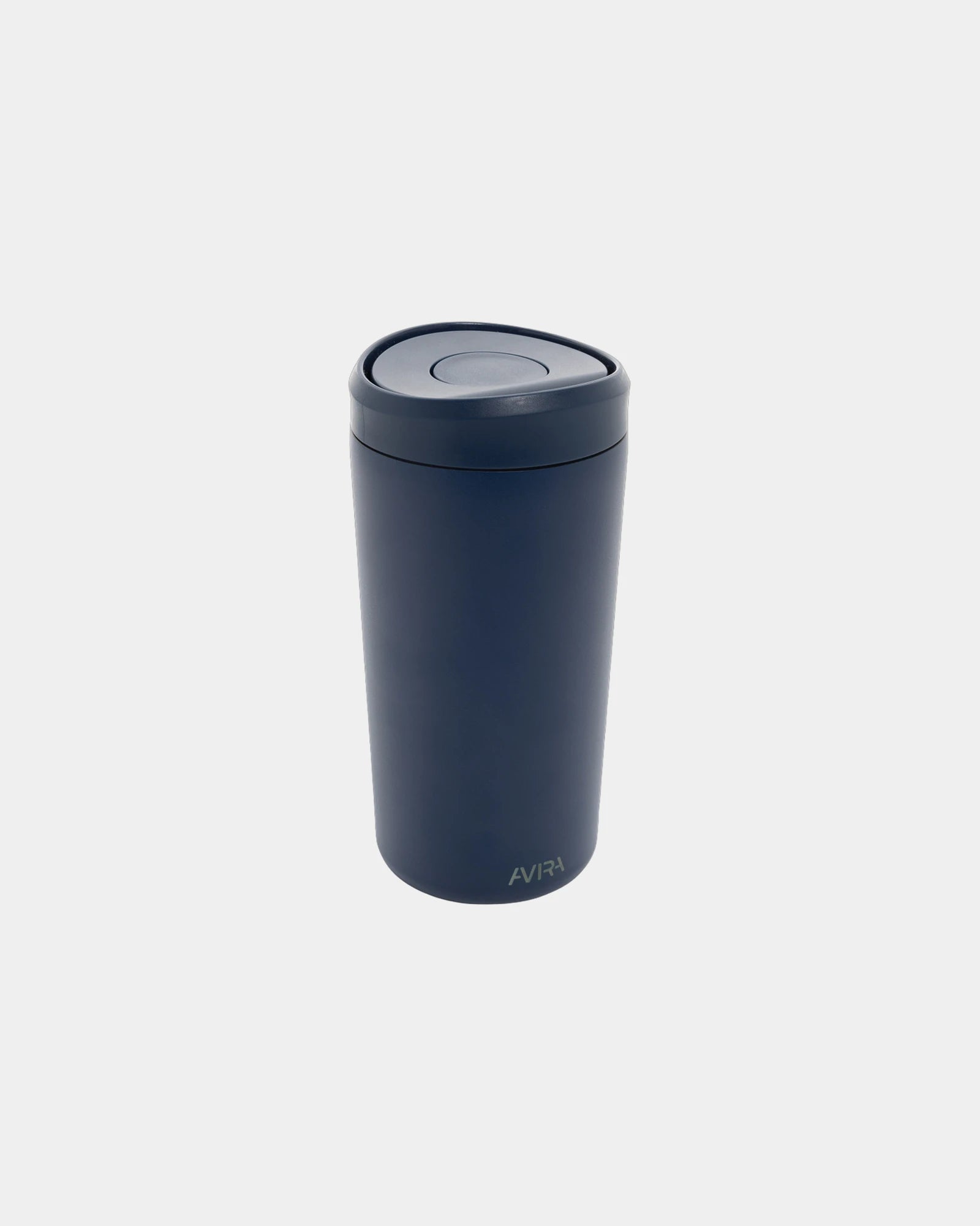 Promotional recycled stainless steel mug 400ml Avira Alix - Navy