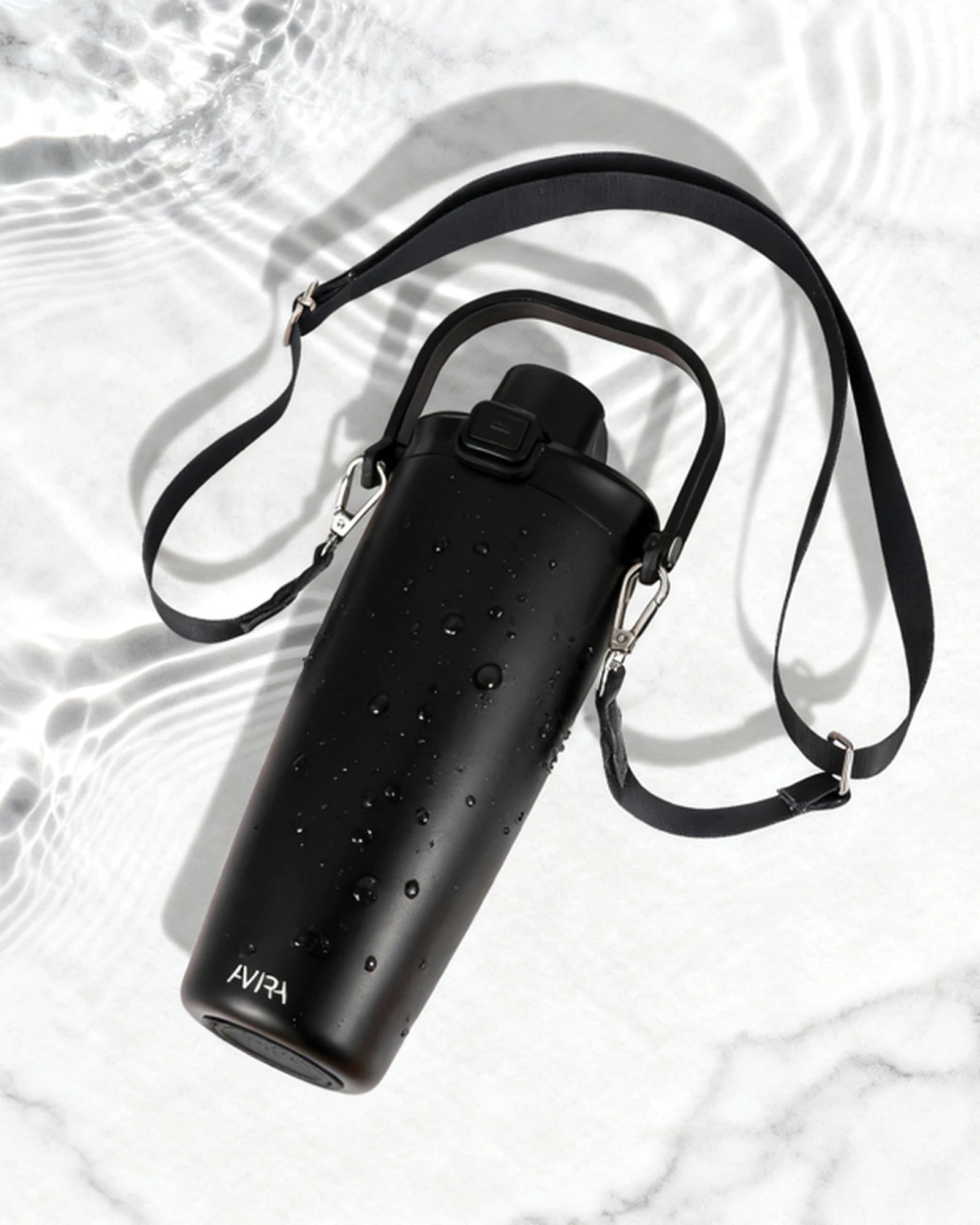 Custom recycled stainless steel water bottle Avira Ayala - 8