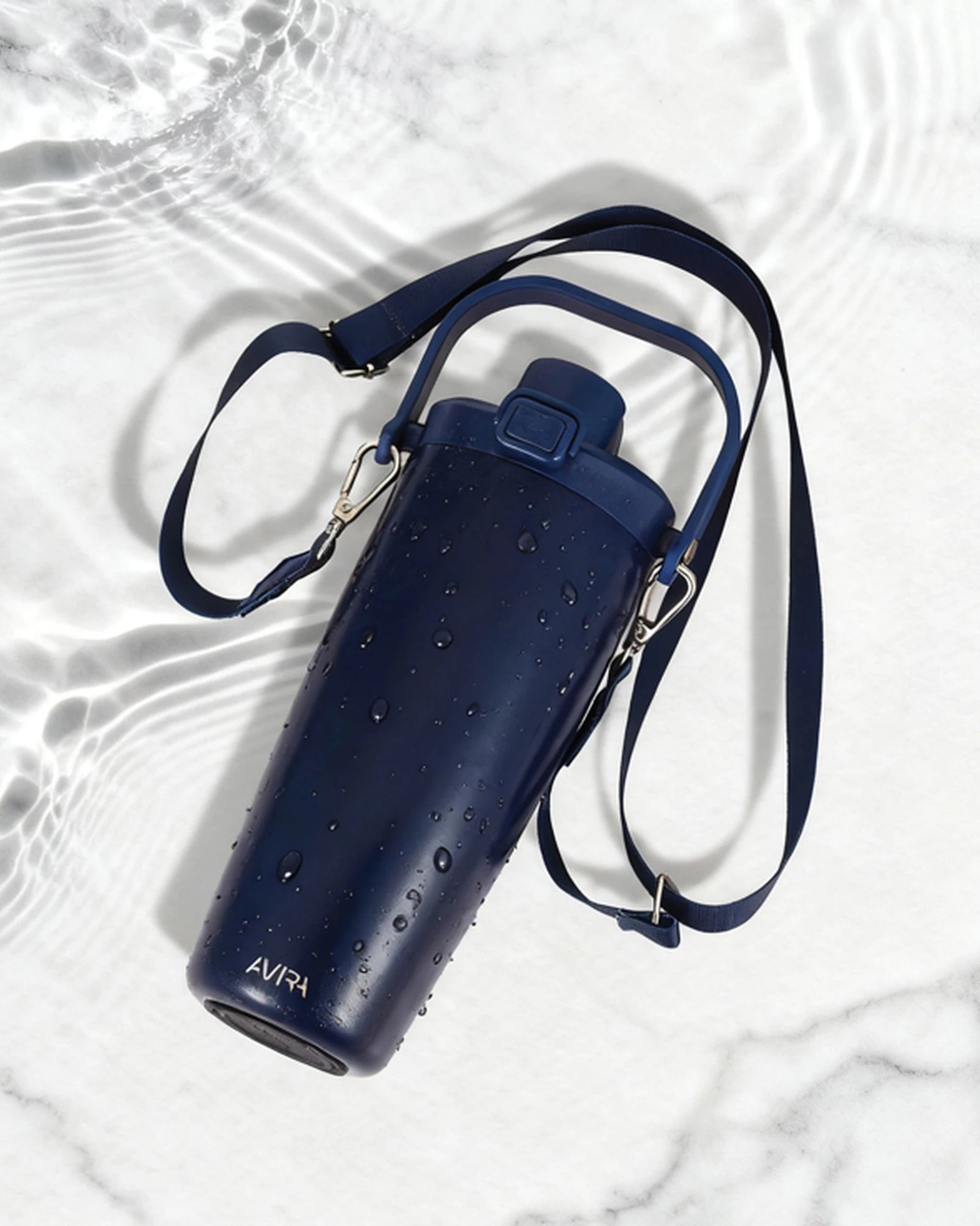 Custom recycled stainless steel water bottle Avira Ayala - 36