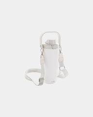 Custom recycled stainless steel water bottle Avira Ayala - White