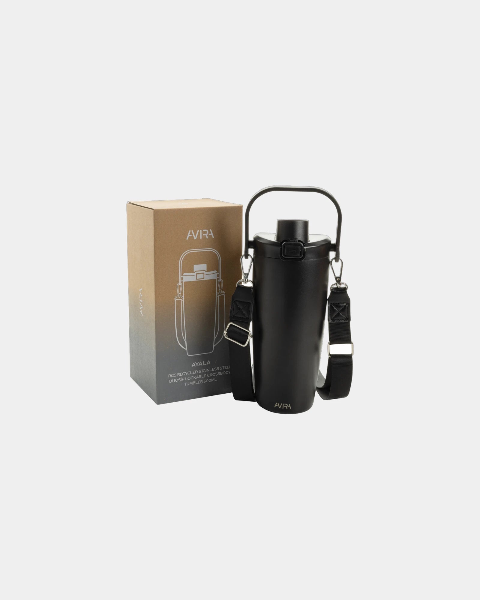 Custom recycled stainless steel water bottle Avira Ayala - 1