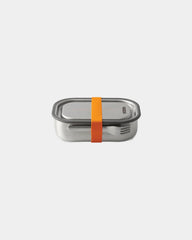 Custom stainless steel lunch box Black + Blum Large - Orange
