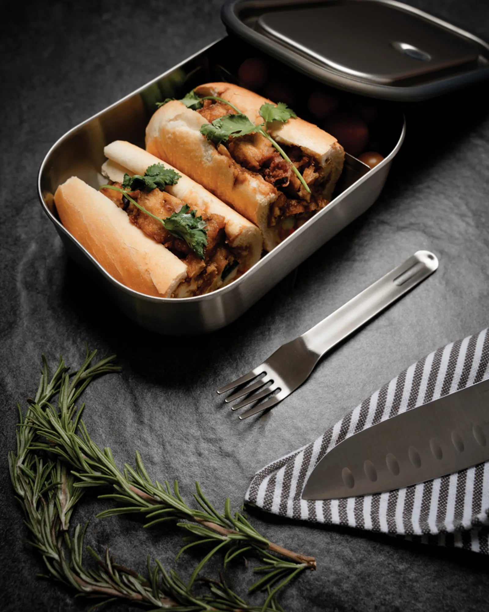 Custom stainless steel lunch box Black + Blum Large - 22
