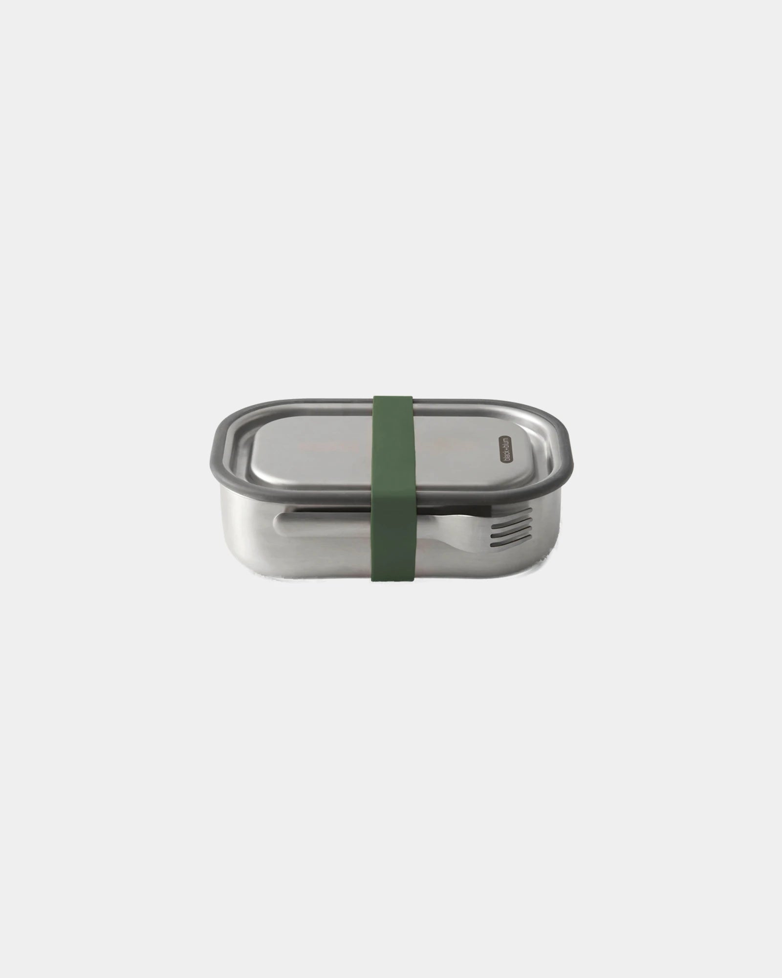 Custom stainless steel lunch box Black + Blum Large - Olive Green