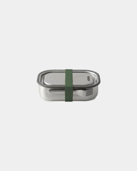 Custom stainless steel lunch box Black + Blum Large - Olive Green
