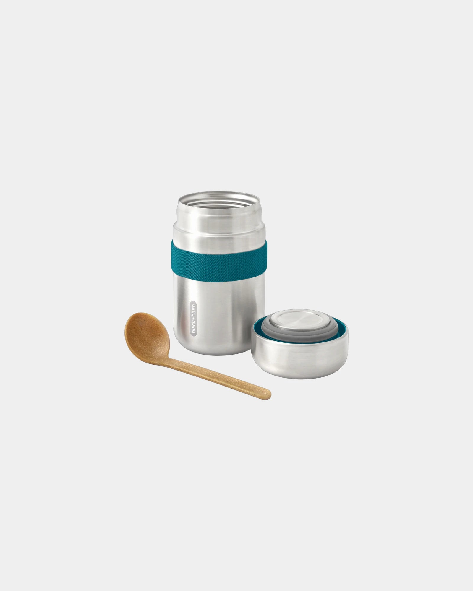 Custom stainless steel food container Black + Blum 400ml - 13