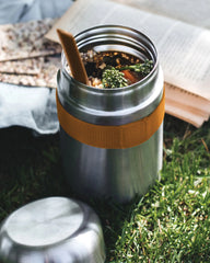 Custom stainless steel food container Black + Blum 400ml - 5