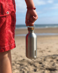 Custom eco-friendly stainless steel water bottle Black + Blum - 7