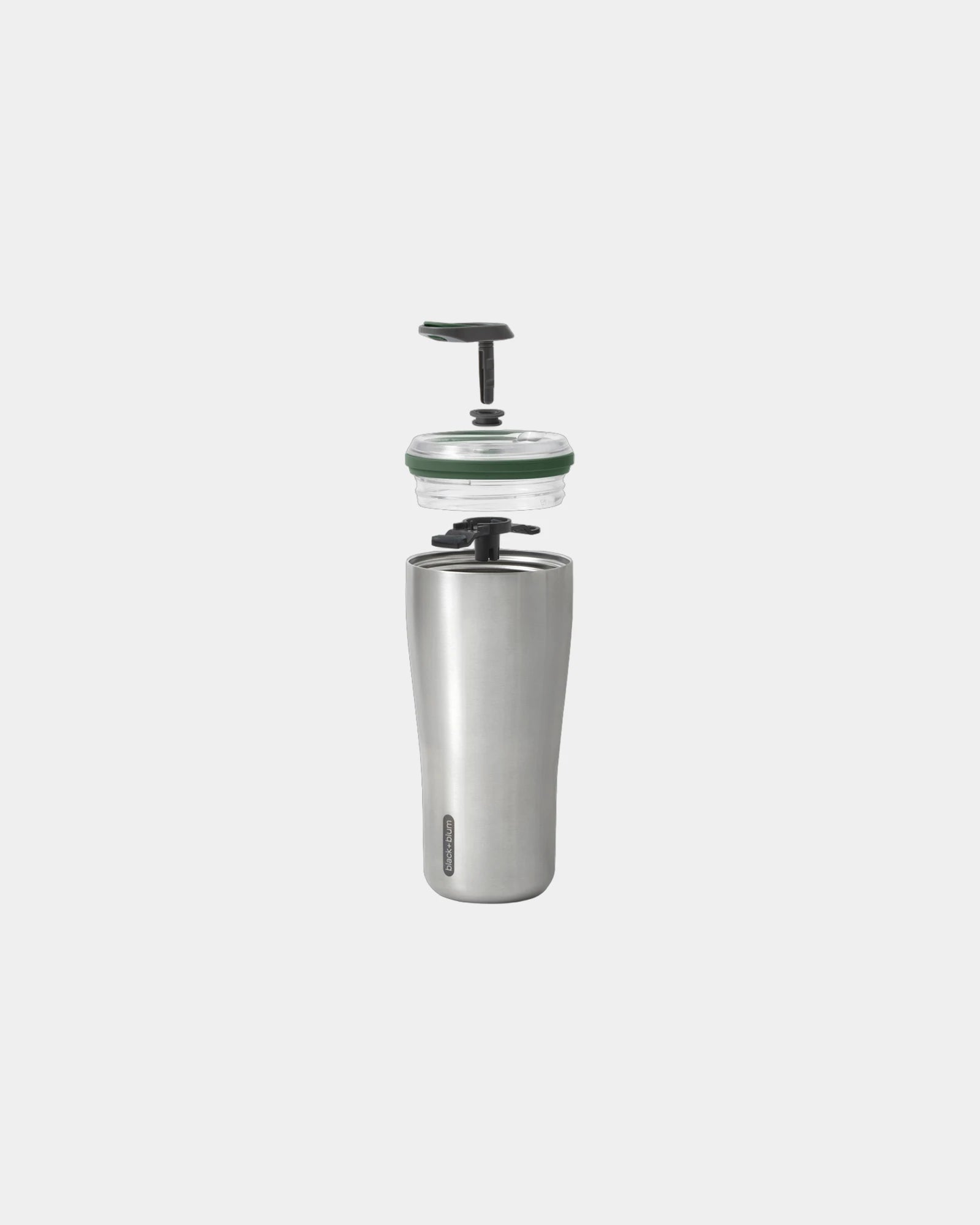 Custom insulated stainless steel mug Black + Blum 600ml - 12