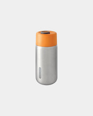 Custom insulated stainless steel mug Black + Blum 340ml - Orange