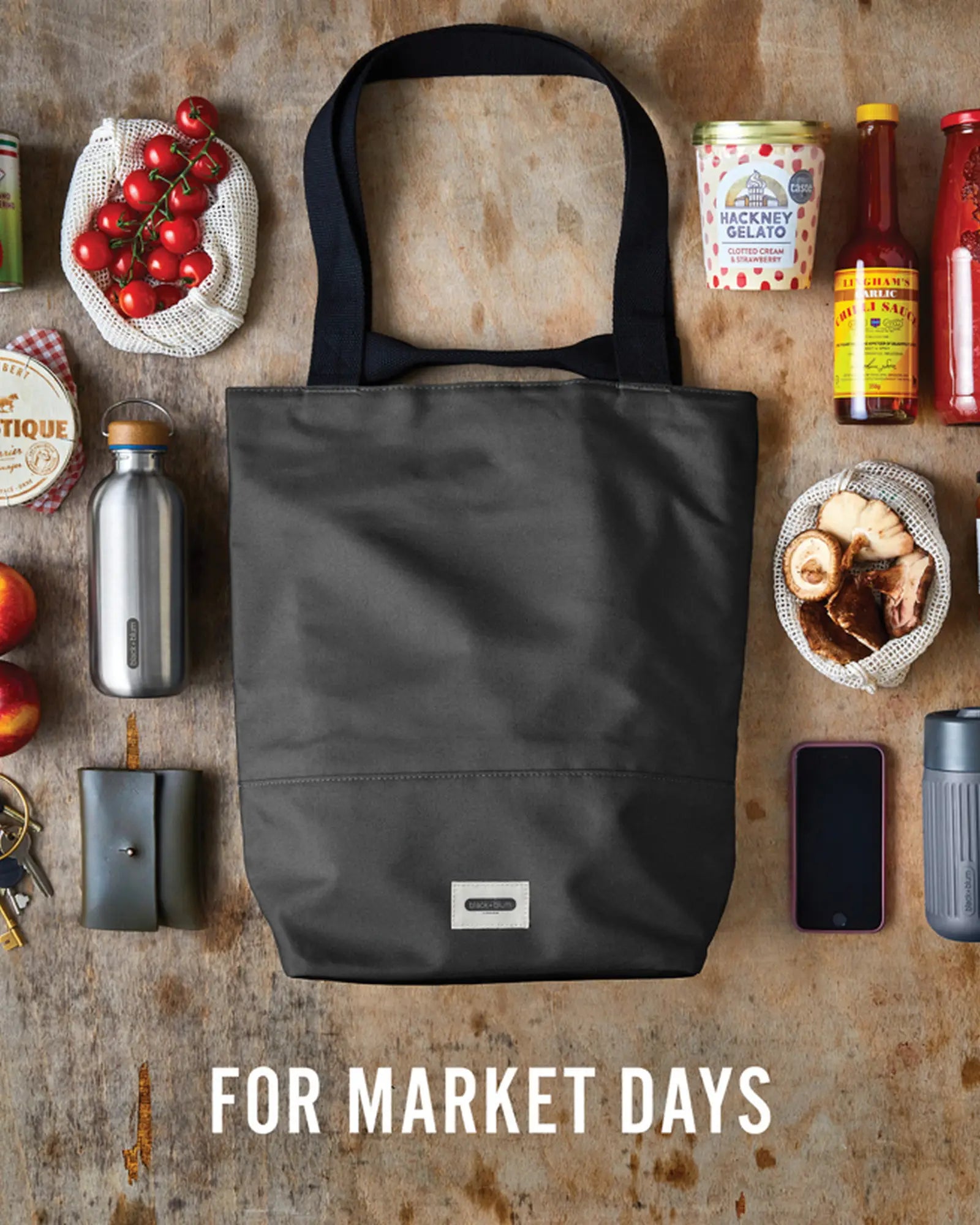 Custom rPET insulated bag Black + Blum 16L - 8