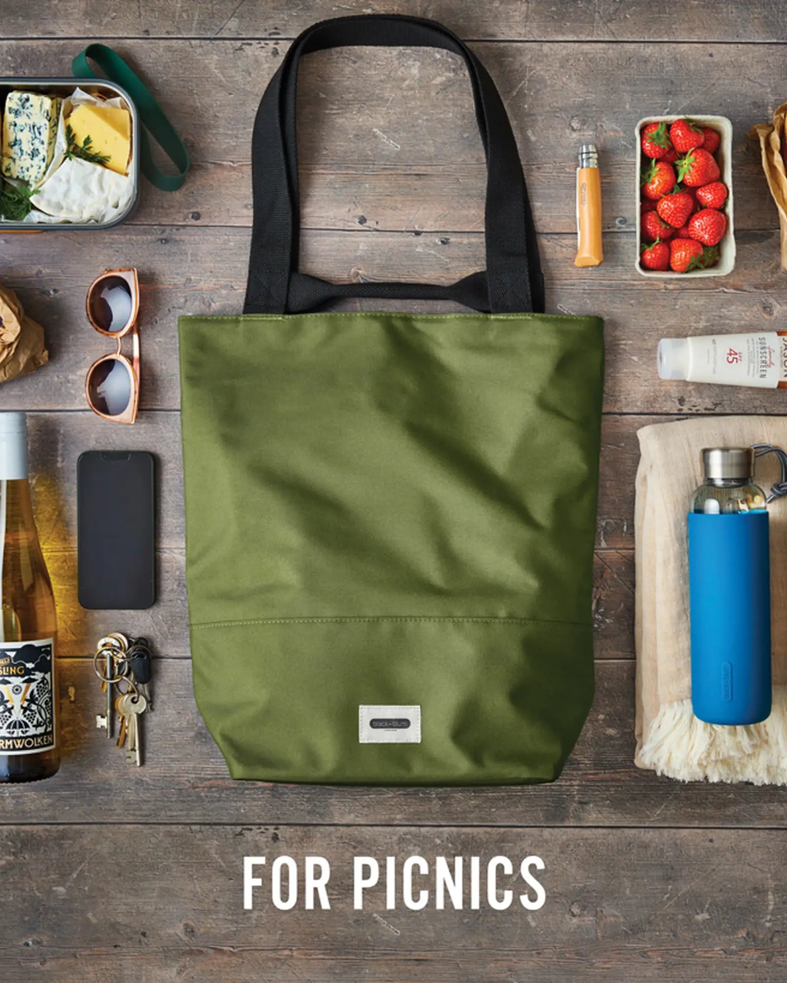 Custom rPET insulated bag Black + Blum 16L - 38