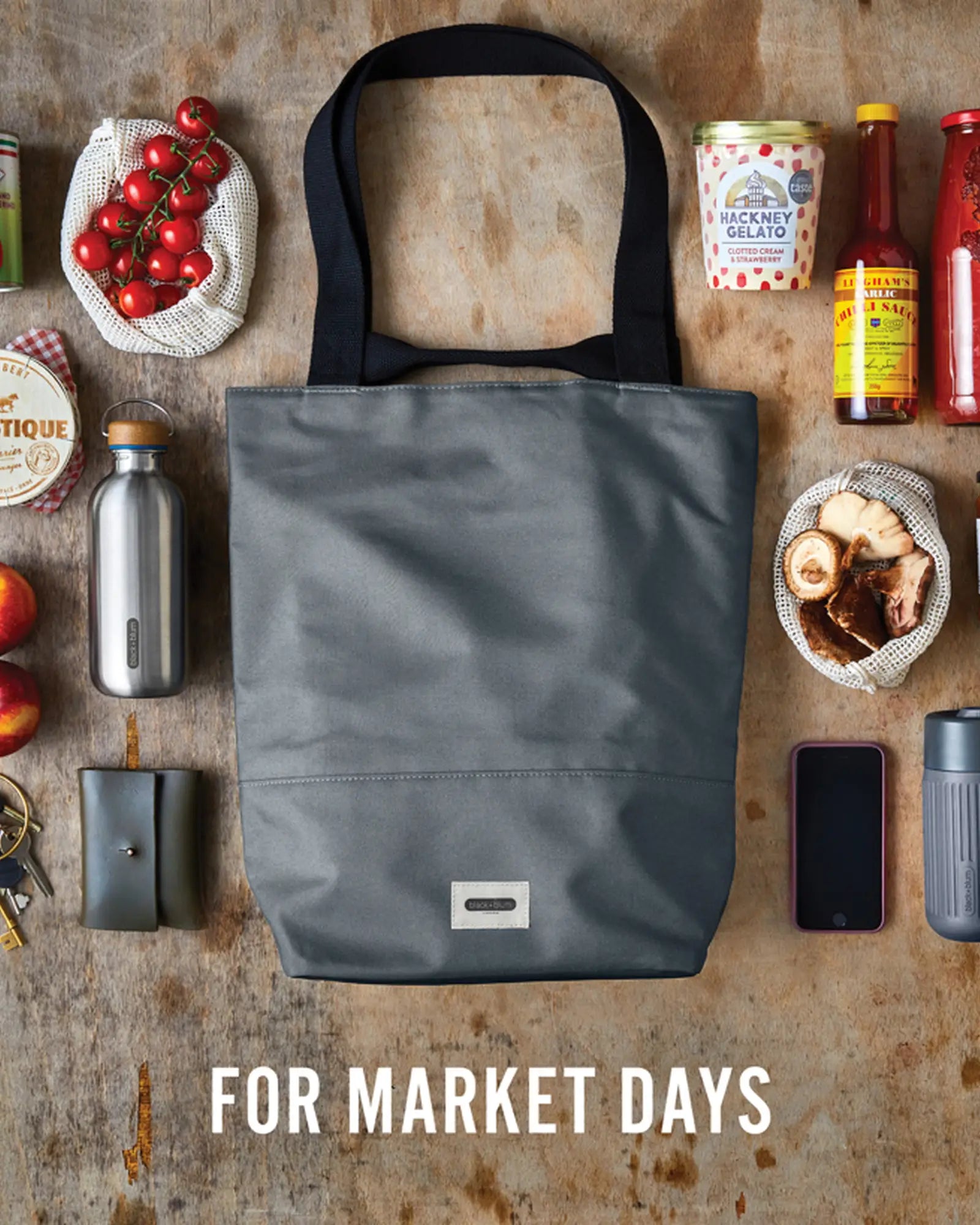 Custom rPET insulated bag Black + Blum 16L - 19
