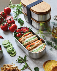 Custom stainless steel bento box Black + Blum - 8