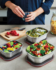 Custom stainless steel lunch box set Black + Blum - 9